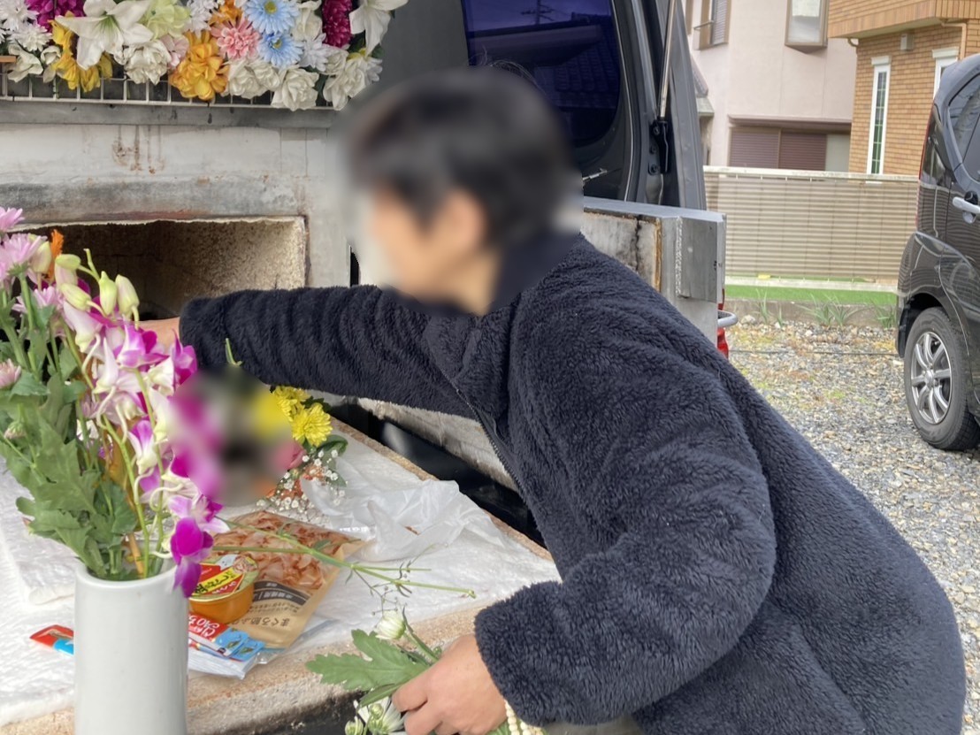 多治見市で飼い主様や地域の皆様に愛されていた猫ちゃんをお見送りしました