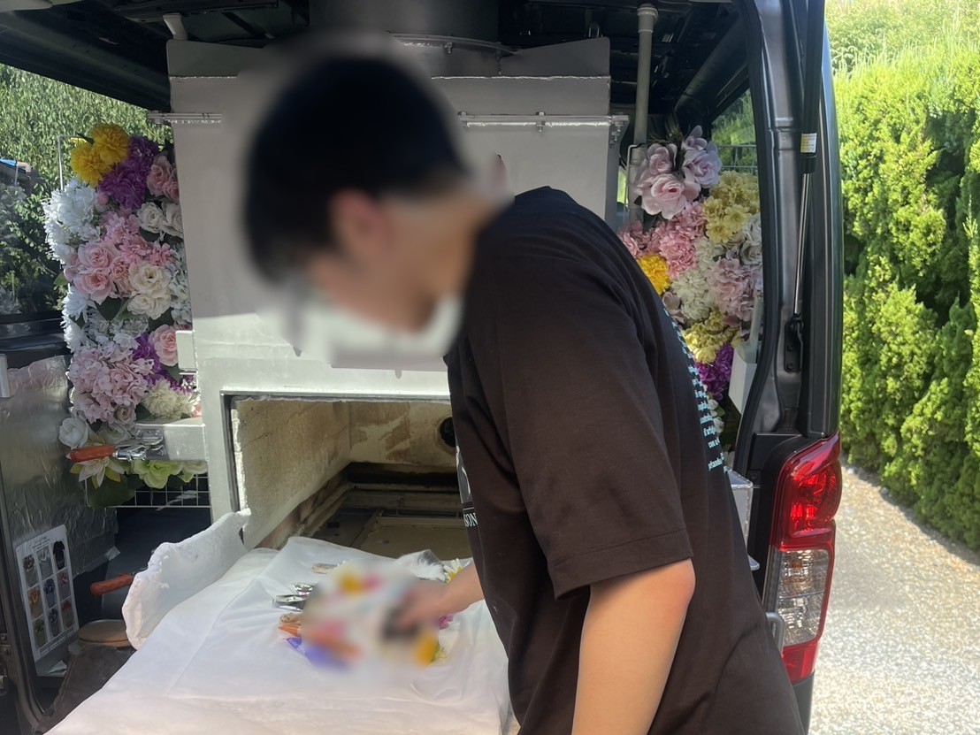 美濃加茂市で癌により亡くなられた猫ちゃんをお見送りしました
